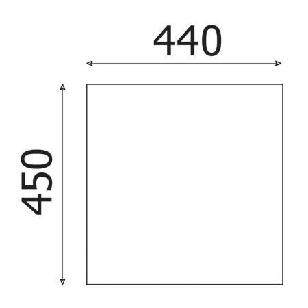 Крышка Арго А-705 к тумбе АТ-05 (орех, 440х450х22 мм) — фото 2